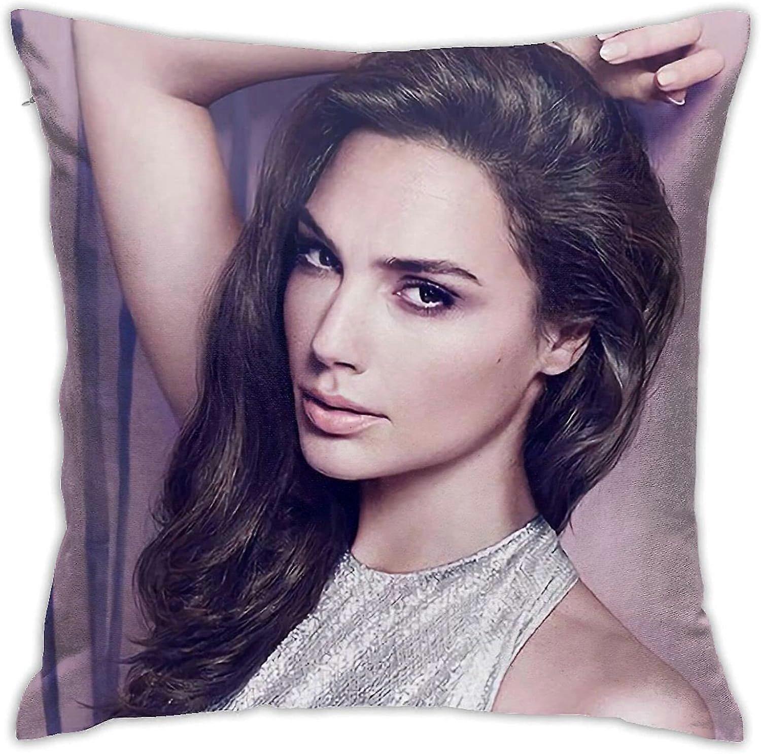 y613ガルガドット枕カバー両面印刷スロー枕カバーソフトクッションカバーリビングルーム寝室の枕カバー寮の装飾-TB2113 io613