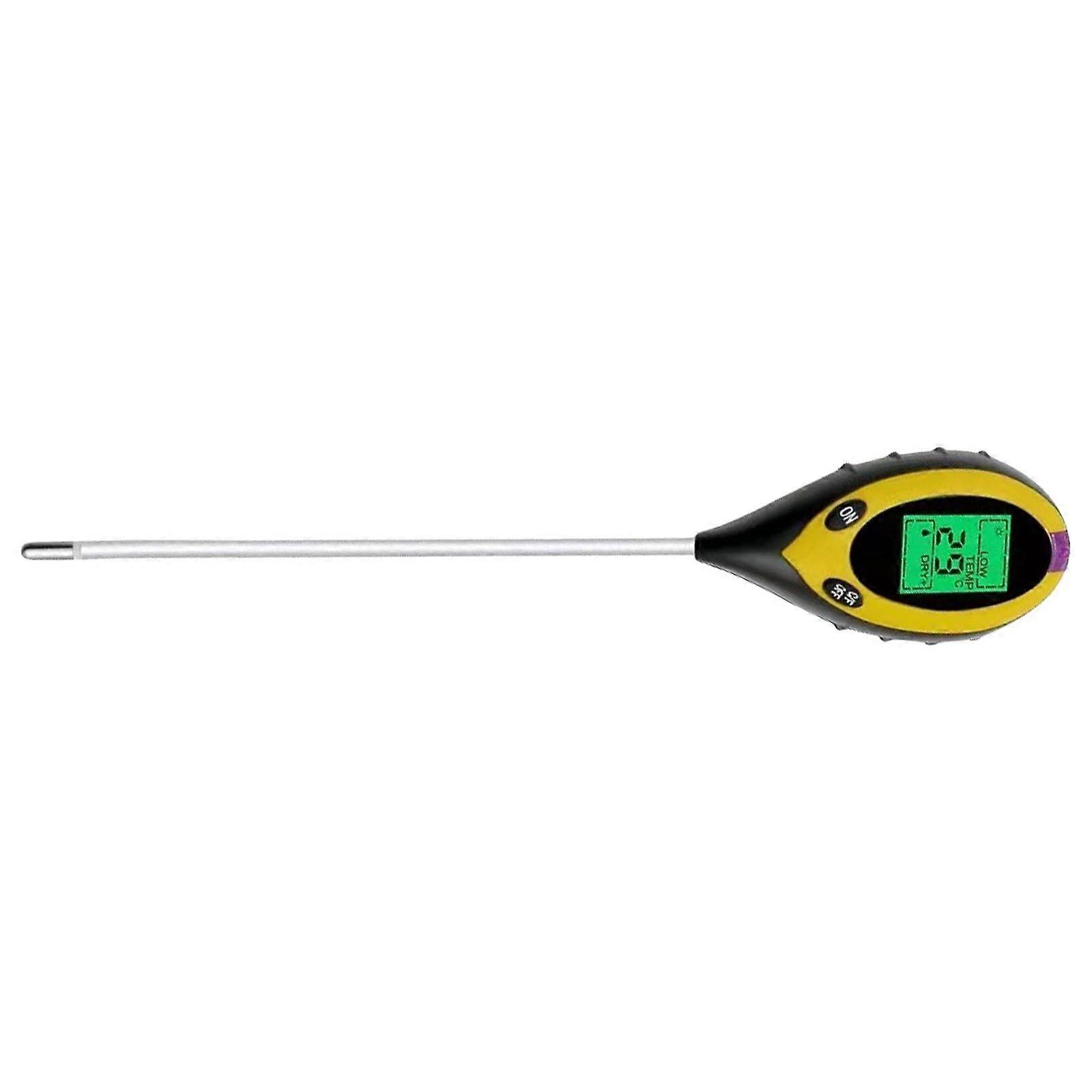 Soil Meter Multifunction for Light and Temperature Measurement Easy to Use Soil Tester for Gardeners and Farmers