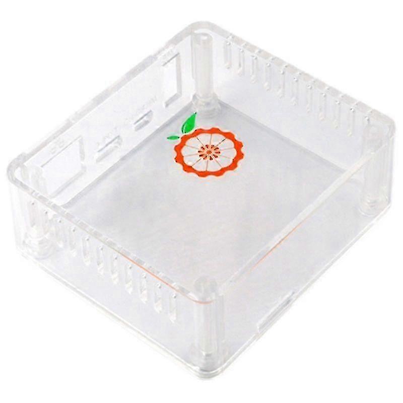 Transparent Development Board Storage Box for OrangePi Zero2 - Compact Container for Electronics & Accessories Organization