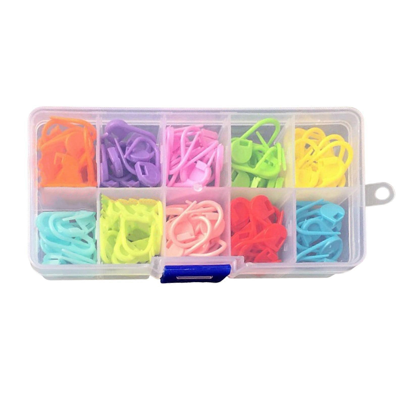 120pcs Colored Needle Crochet Tool Crochet Small Button Knitting Sweater Needle