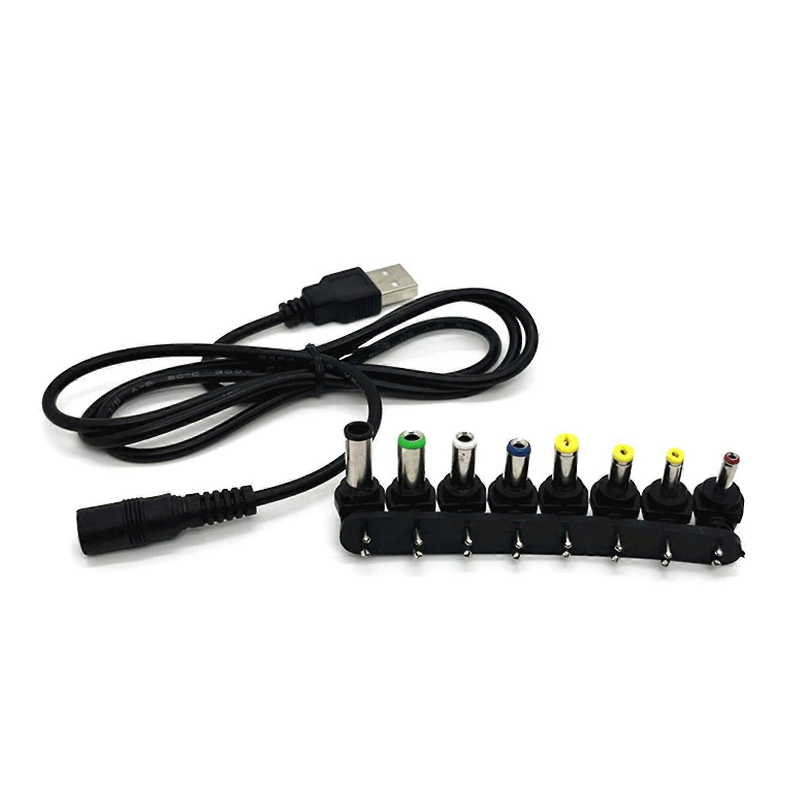 Usb 5V to DC5.5x2.1mm Charging Adapter for Phones Tablets Game Consoles Routers Led Light And Other 5V Charging Multicolor