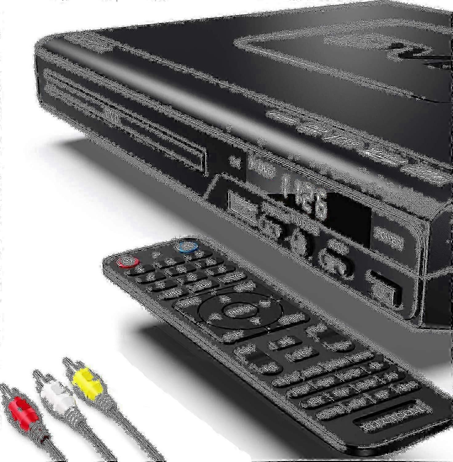 Blu-ray DVD Player for TV with Remote Control HDMI Cable Wigslar