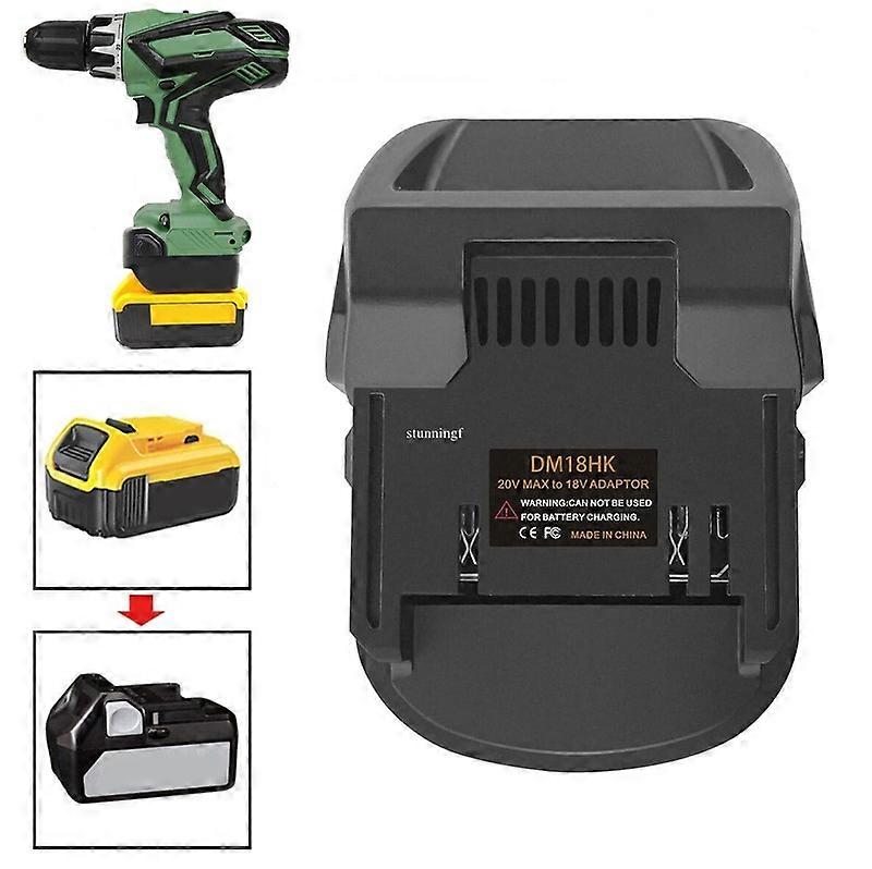 Adapter for Dewalt for Milwaukee 18V 20V Li-ion Battery to for Hitachi 18V Drill Power Tools
