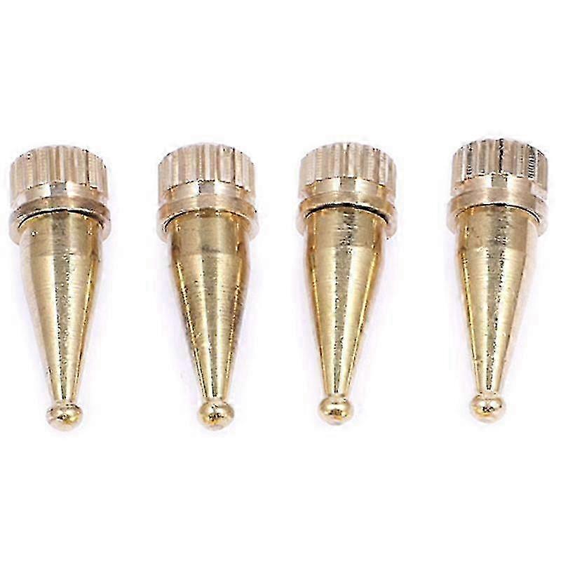 Speaker Spikes for Hi-Fi Speaker Stands with Copper M8 Thread, 36.2mm Height (Set of 4)