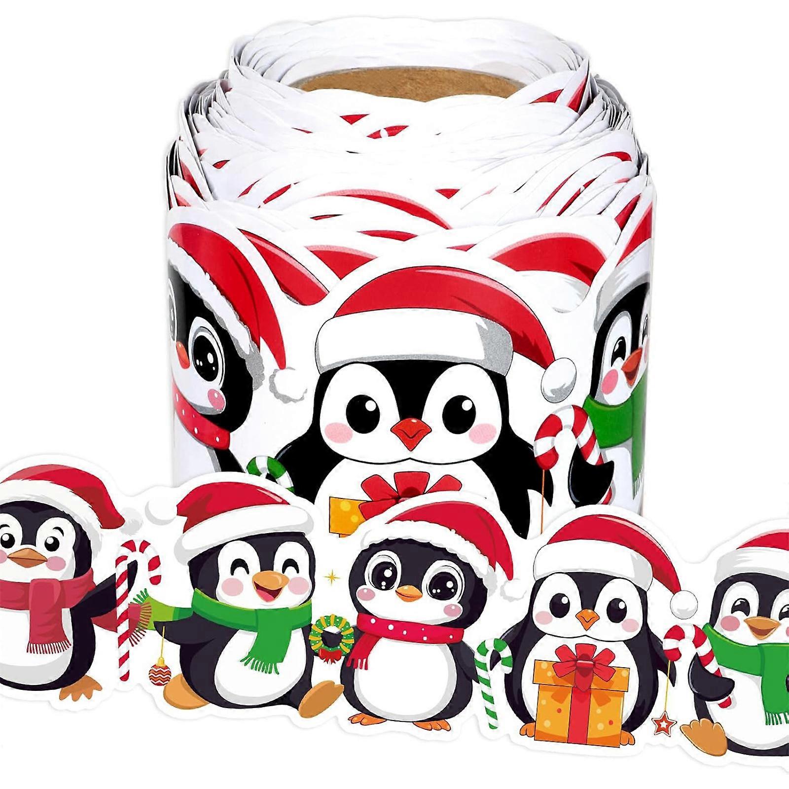 Removable Recyclable Christmas Border Transfers For Partitions Entrances Easy Skin Denial Remainder DIY Craft Multicolor