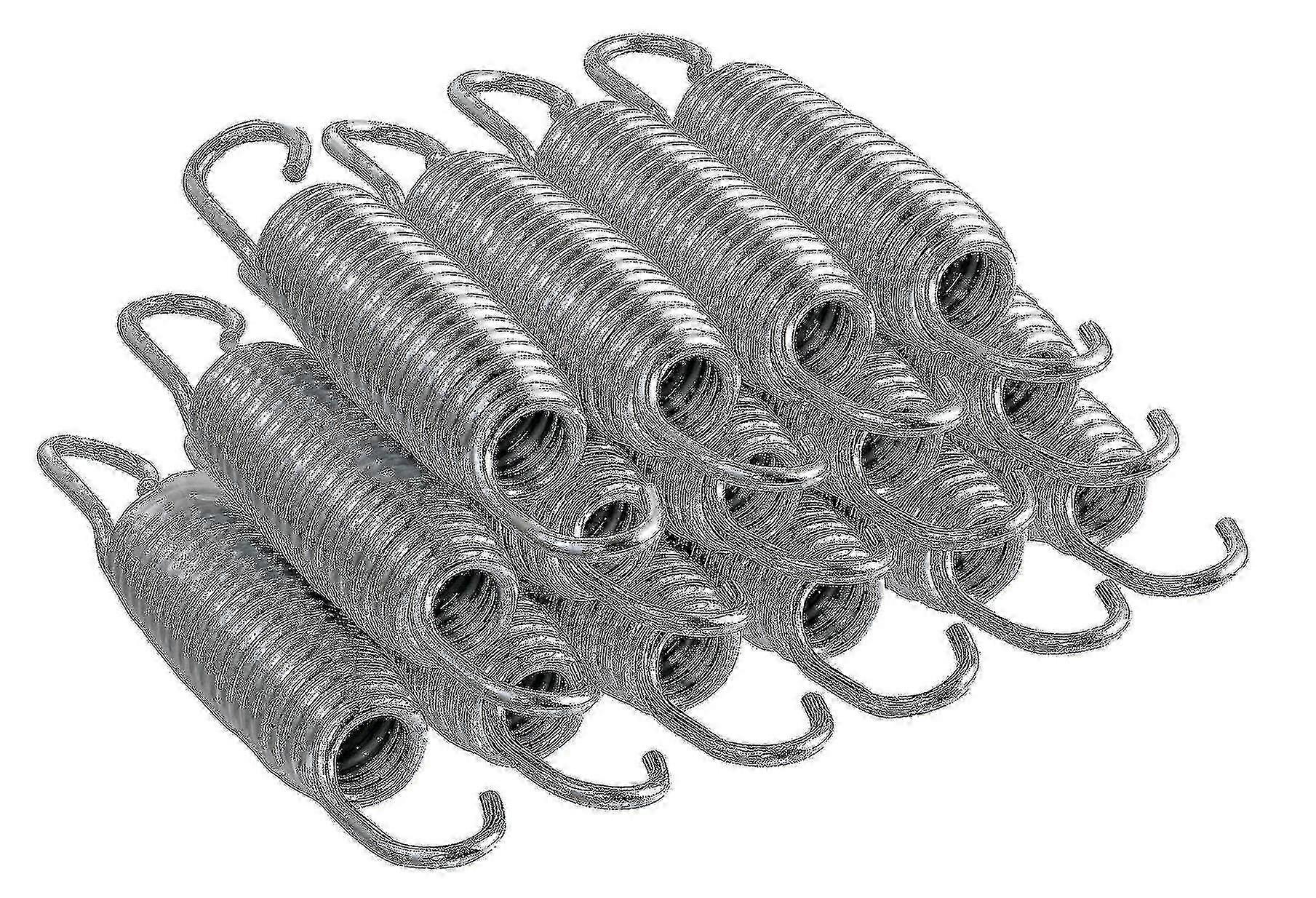 Set Of 15 Trampoline Replacement Springs, Heavy-duty Galvanised, Different Sizes