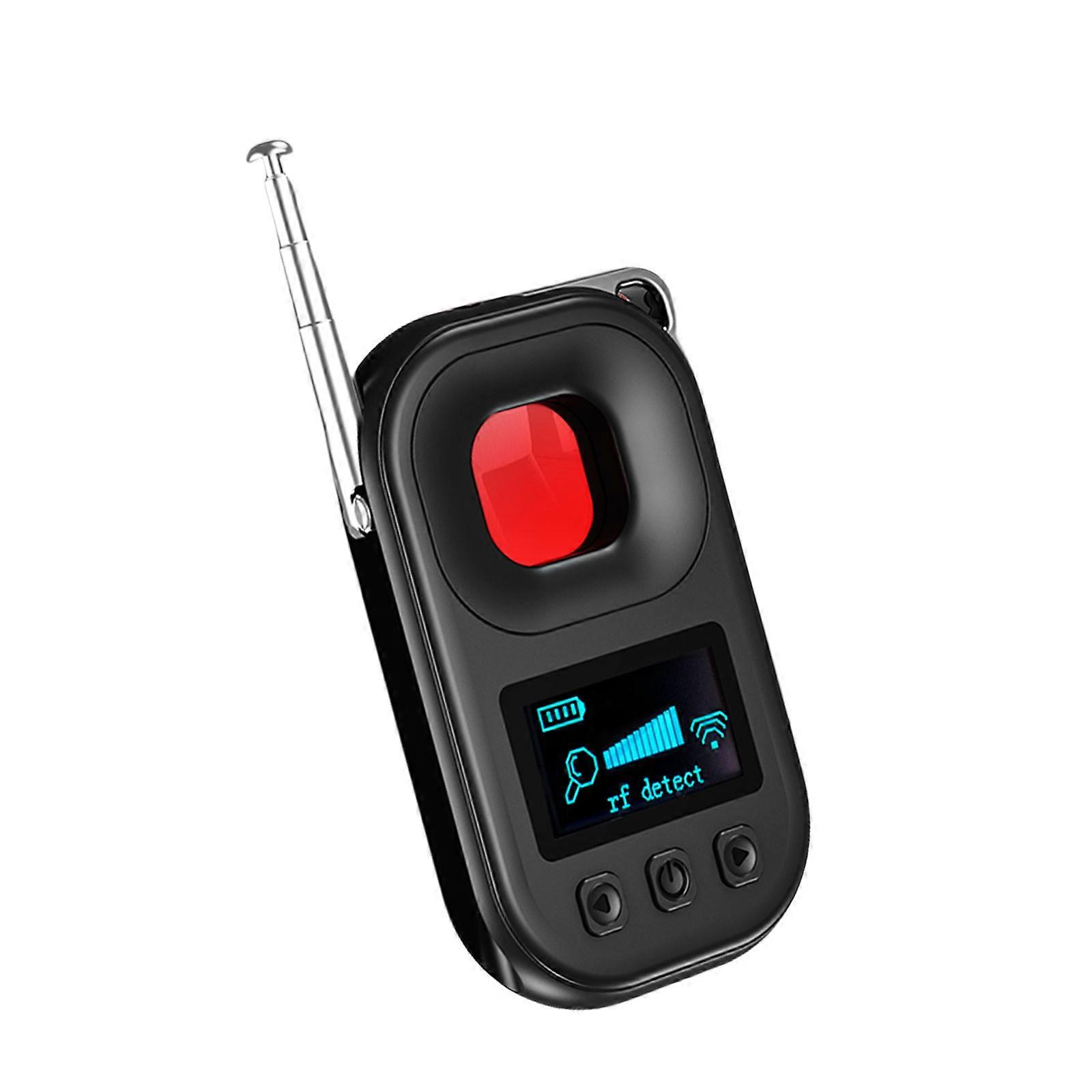 RF Signal Scanner Camera Detectors with Flashlights 3 Level Anti Candid Detector for Home Hotel Multicolor