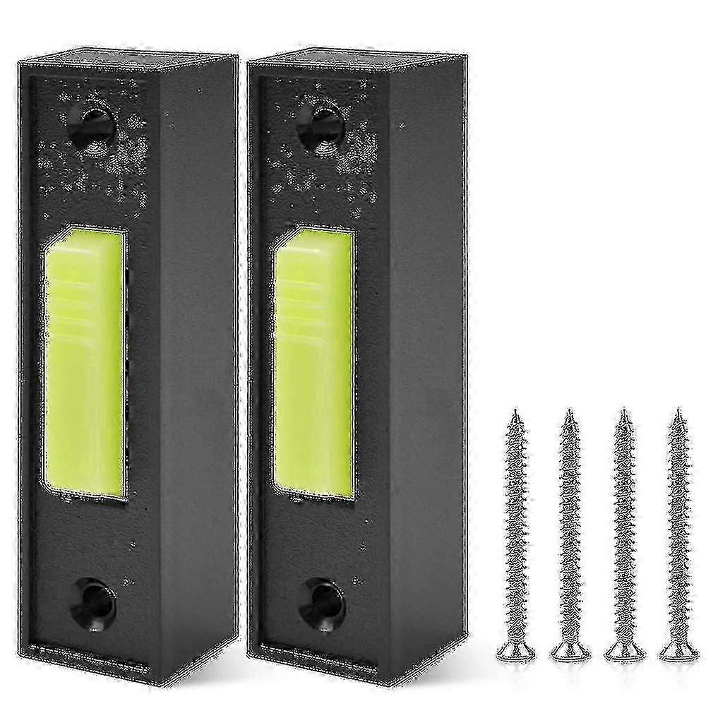 2pcs Universal Garage Door Opener Switch 41a4166 Lighted Wall Mounted Push Button Black Finish z