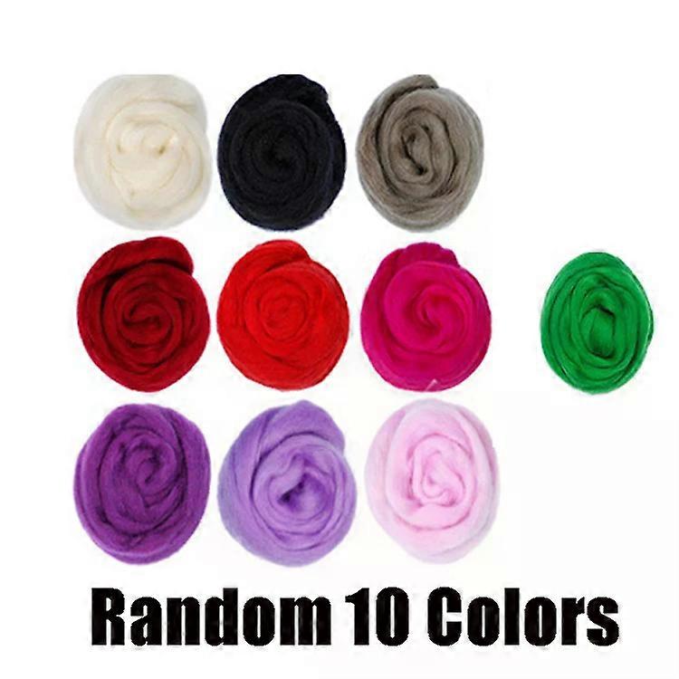 40/25/10 Colors Set Needle Felting Kit Wool Roving Needle Felting Starter Kit Wool Felt Tools with Felting Tool