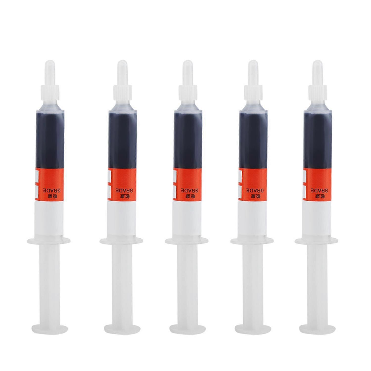 5pc/set Diamond Grinding Polishing Paste Lapping Compound Abrasive Paste Needle Tube W40#320