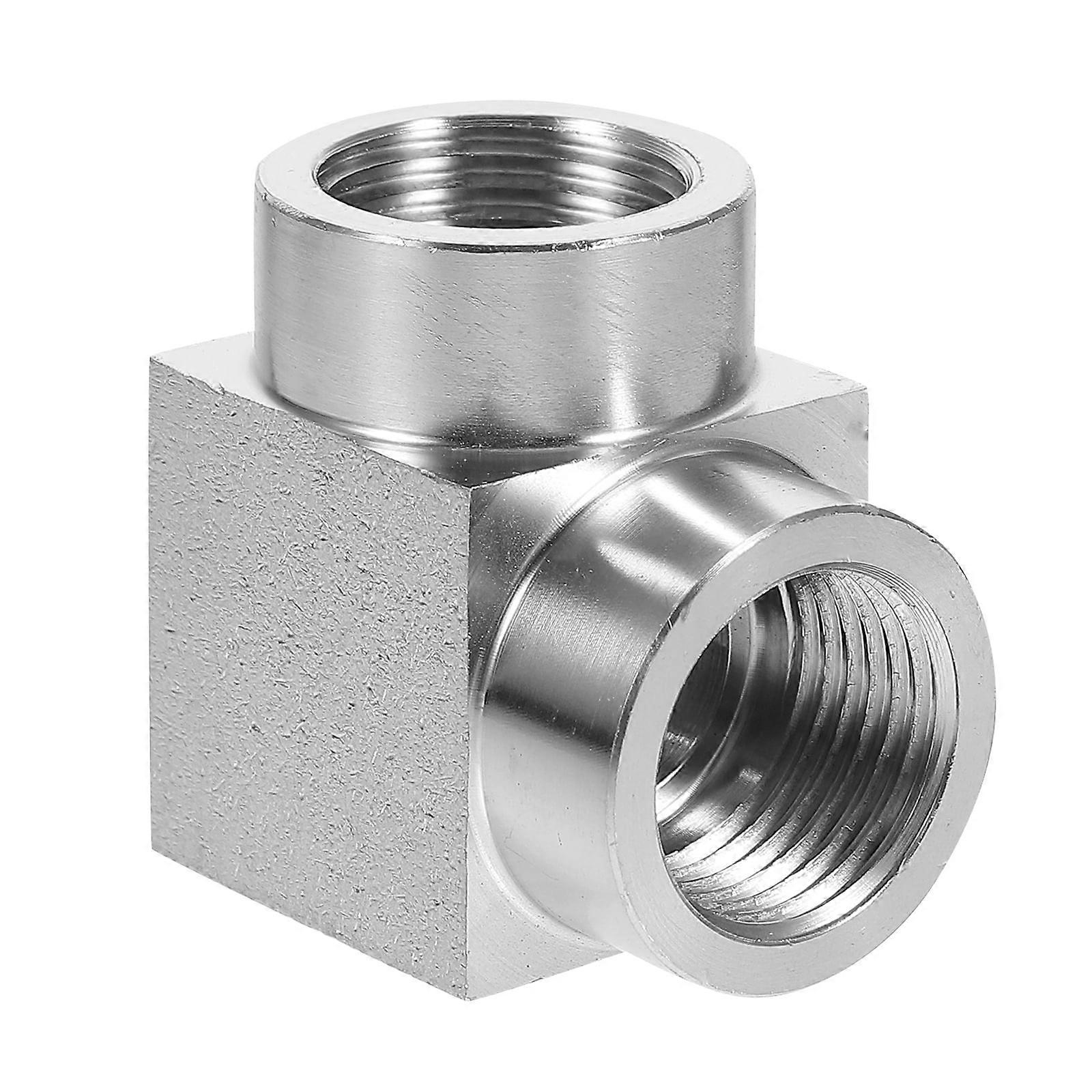 Elbow Threaded Joint Pipe Accessory Stainless Steel Pipe Fitting Right Angle Fitting Rustproof Pipe Fitting