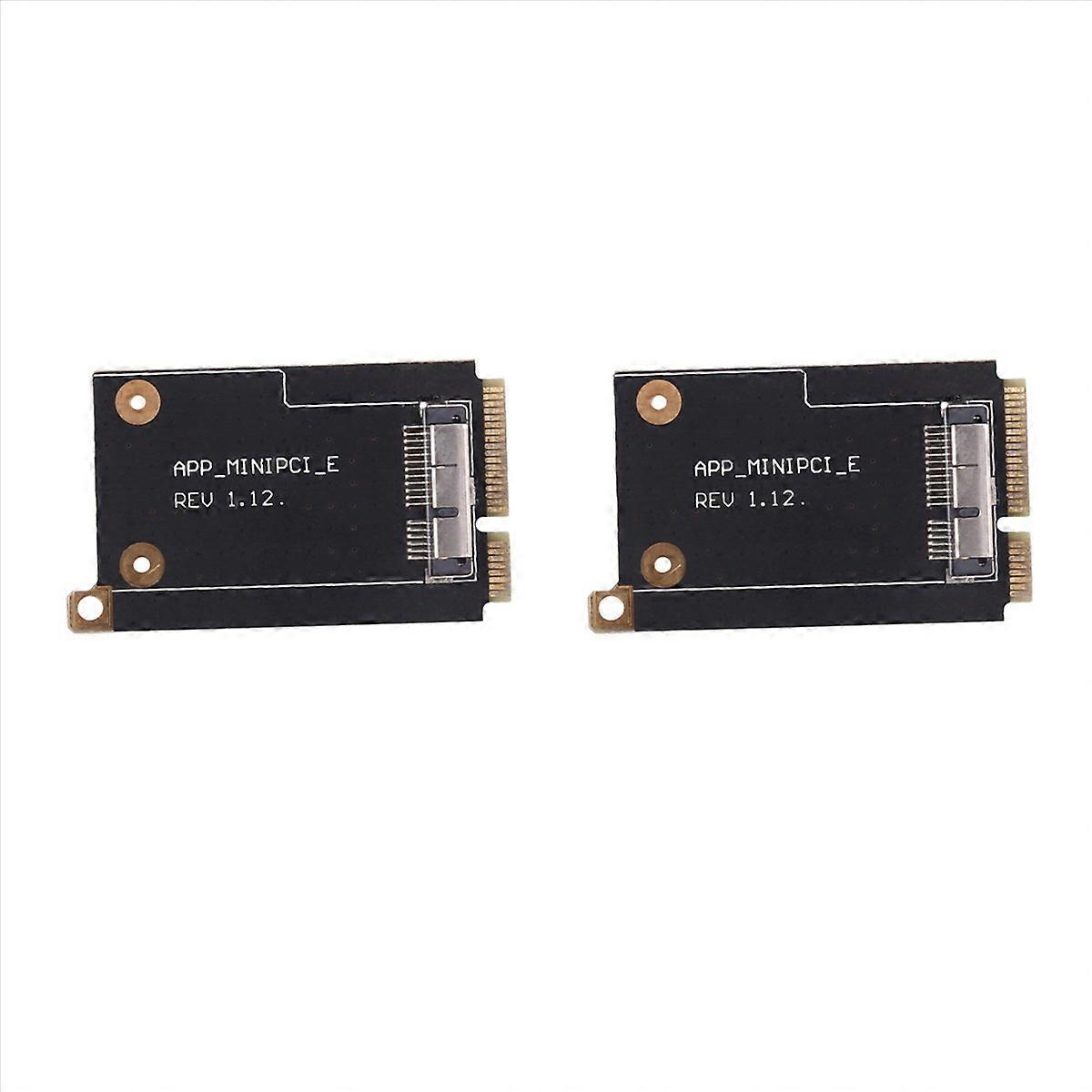 2X Mini PCI-E Express Adapter Converter 52-Pin Mini PCI-E Card for Broadcom BCM94360CD BCM943602CS B