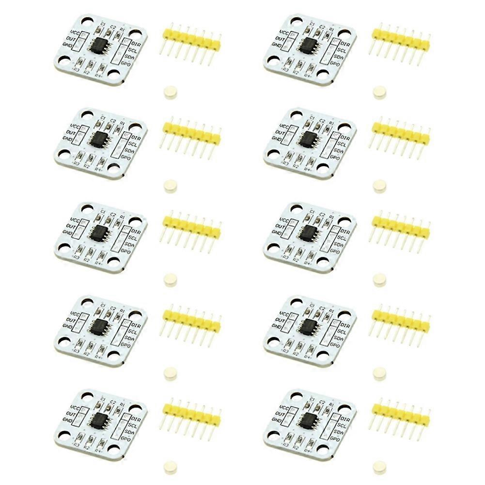 AS5600 Magnetic Encoder 3.3V 12bit High Precision Magnetic Induction Angle Measurement Sensor Module 10Set