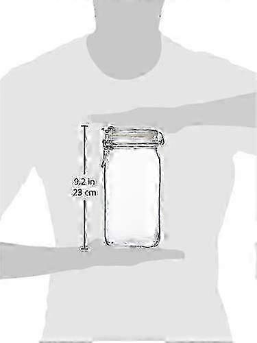 w Square Fido Jar 1.5 lt