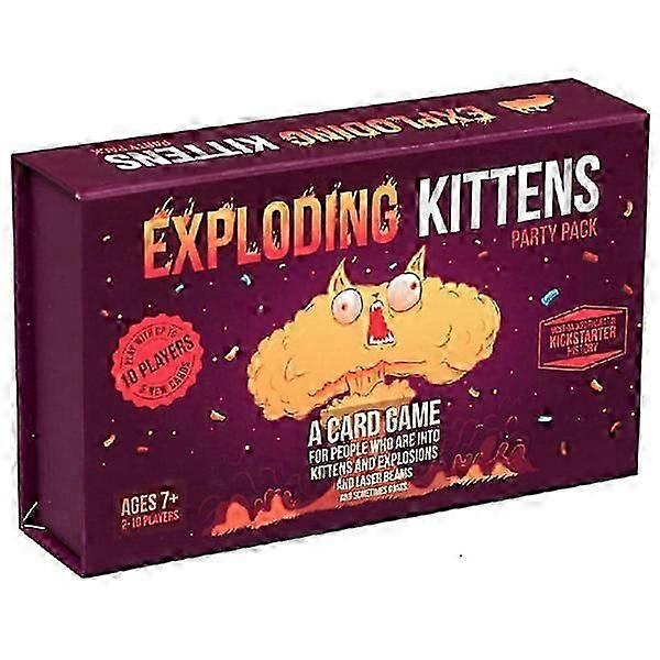 Exploding Kittens Exploding Kittens パーティーパック - 大人、ティーン、子供のためのカードゲーム - 楽しいファミリーゲーム