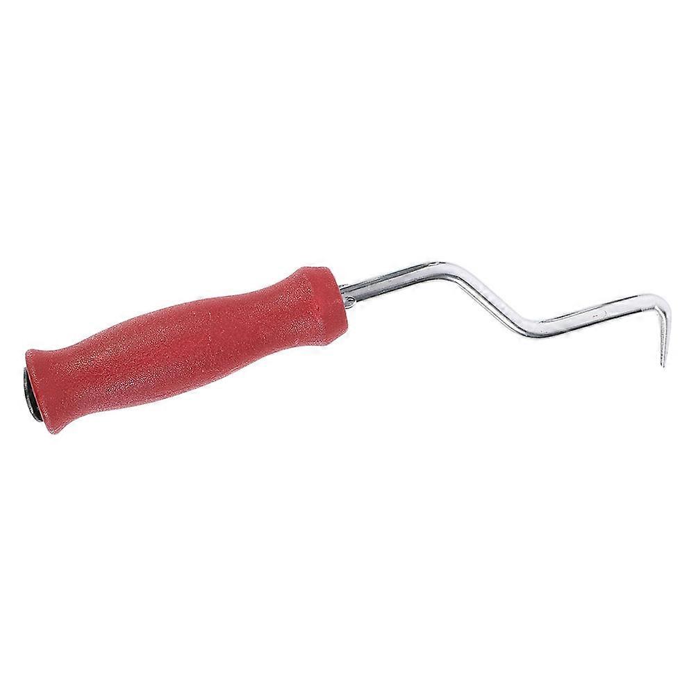 Curved Wire Hook Rebar Tie Tool for Construction with Plastic Handle