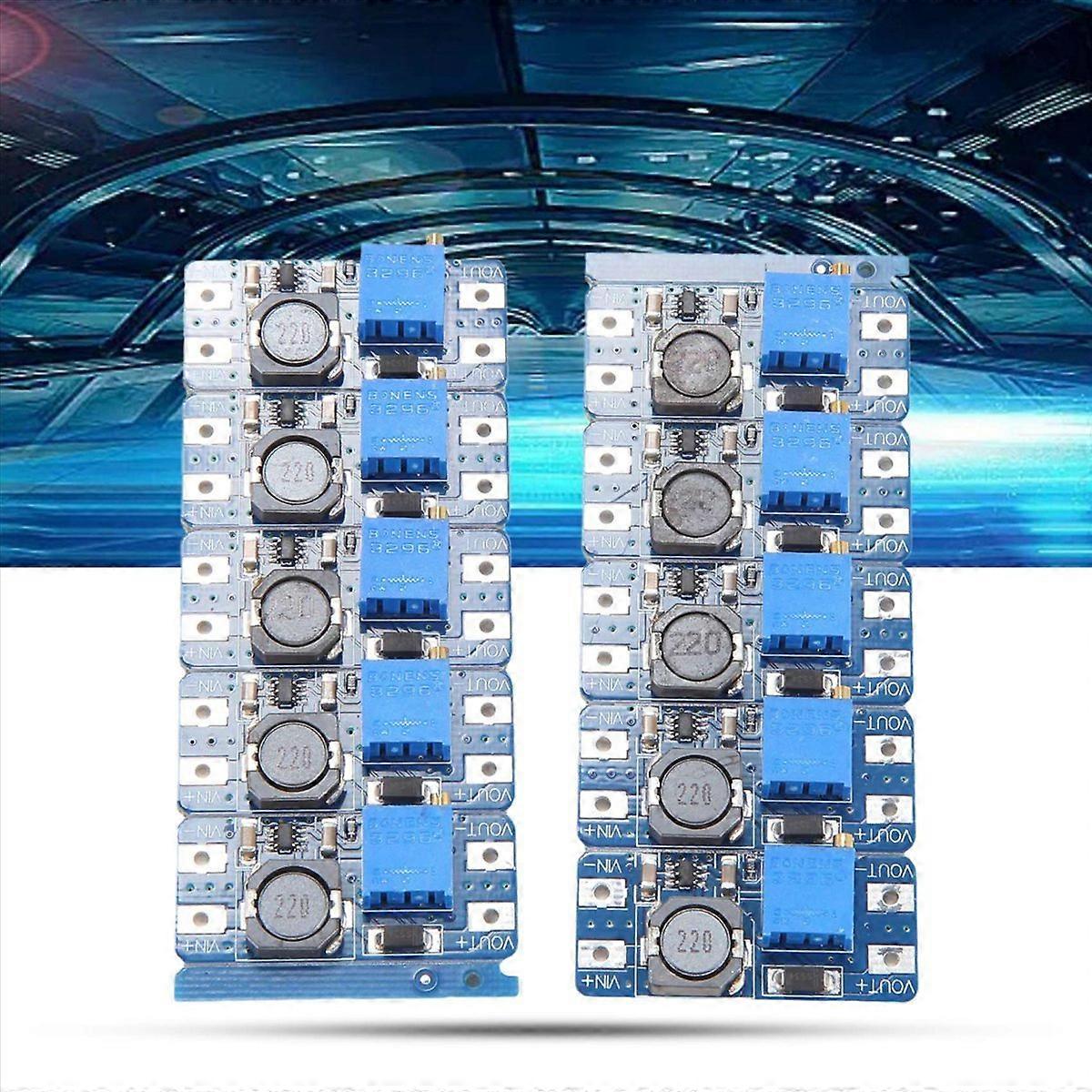 10Pcs DC-DC Boost Module 2A Boost Board Input 3V/5V to Boost