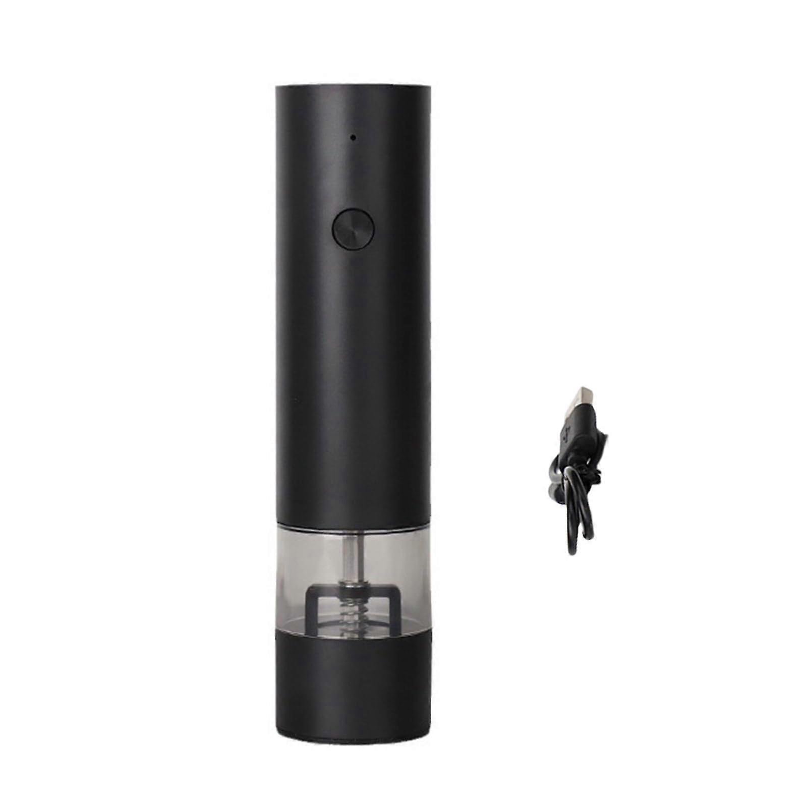 Electric Salt and Pepper Grinder Set USB Rechargeable with LED Light and Adjustable Coarseness
