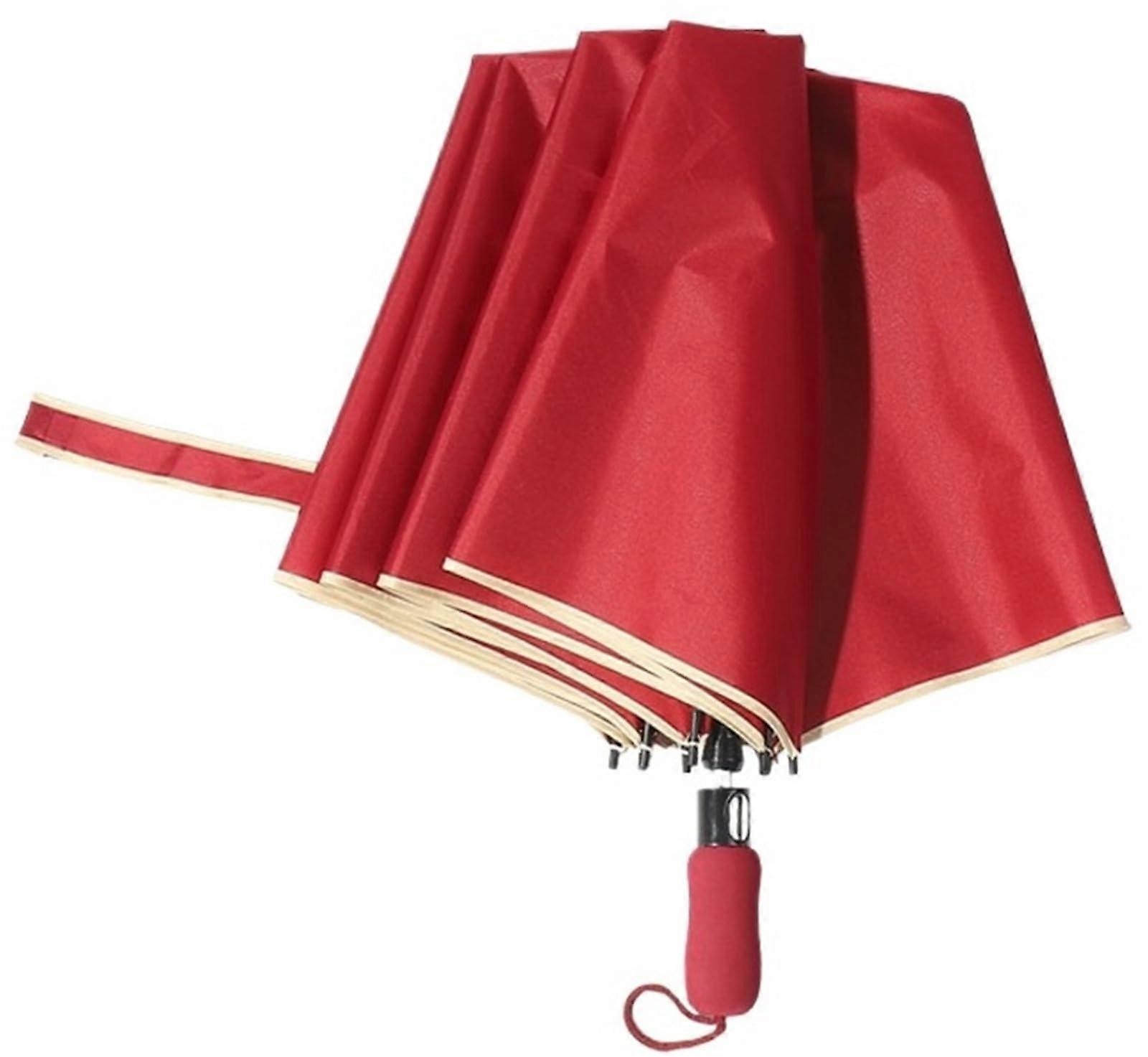 Golf Umbrella Windproof Automatic Folding Water Repellent Oversized Sun Rain Coverage 53cm