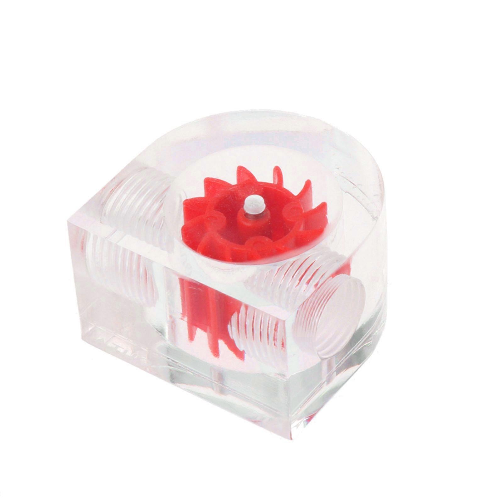 PM2A Half-Circled Water Flow Meter Improve Computer Cooling Half-Circled Flowmeter Lightweight Multicolor