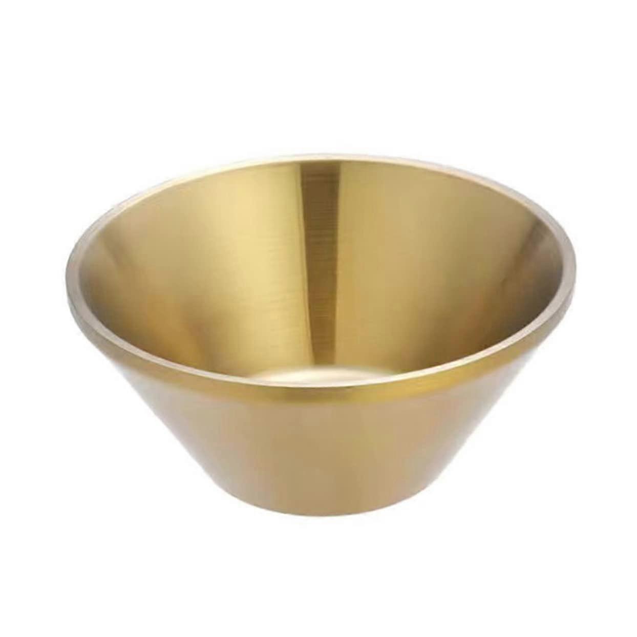 Stainless Steel Ice Cream Bowl Double Layer RustResistant for Desserts Salads Parties 14x14x6.2CM