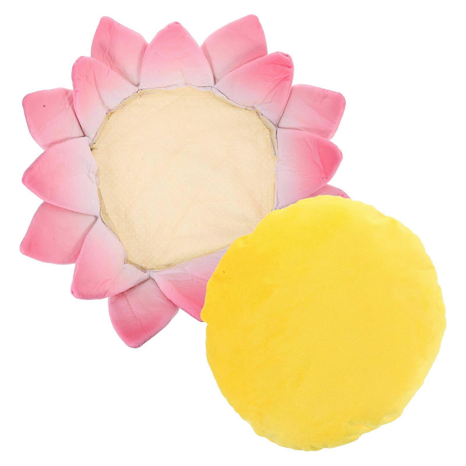 Comfortable Pet Rest Space Lotus Shape Cat Bed Soft Plush Indoor Use 1Set