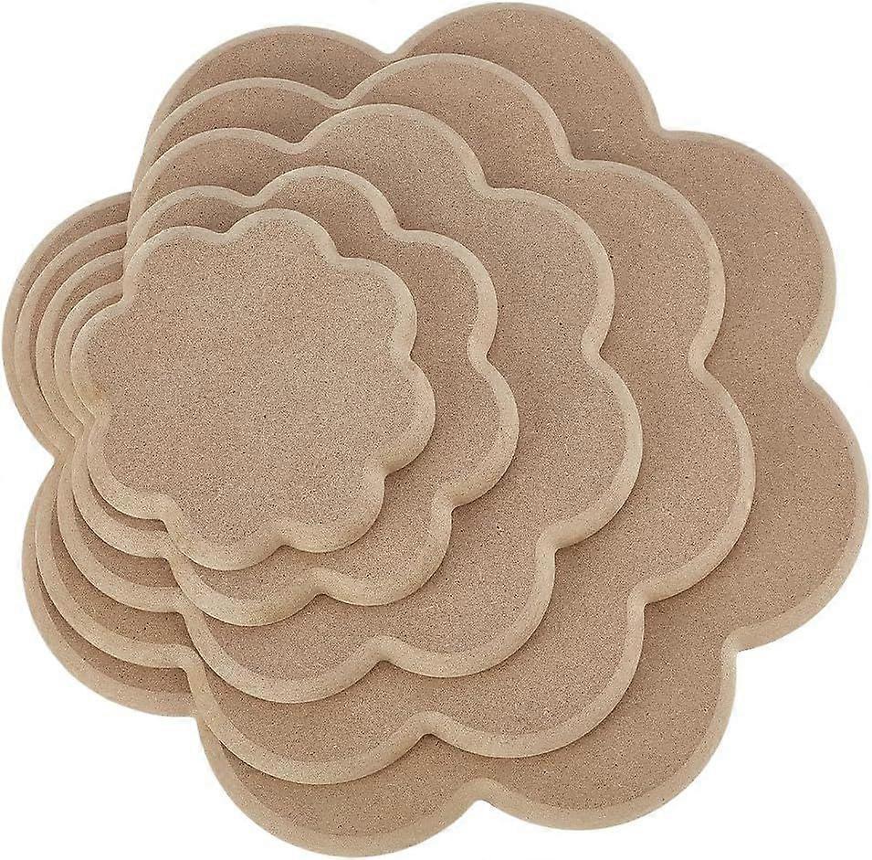 5 Pcs 5 Sizes Ceramics Molds Ceramics Plate Molds Pottery Molds Pottery Tools Flower Shape Slump Molds Plate Forming Molds for Clay Handbuilding DIY