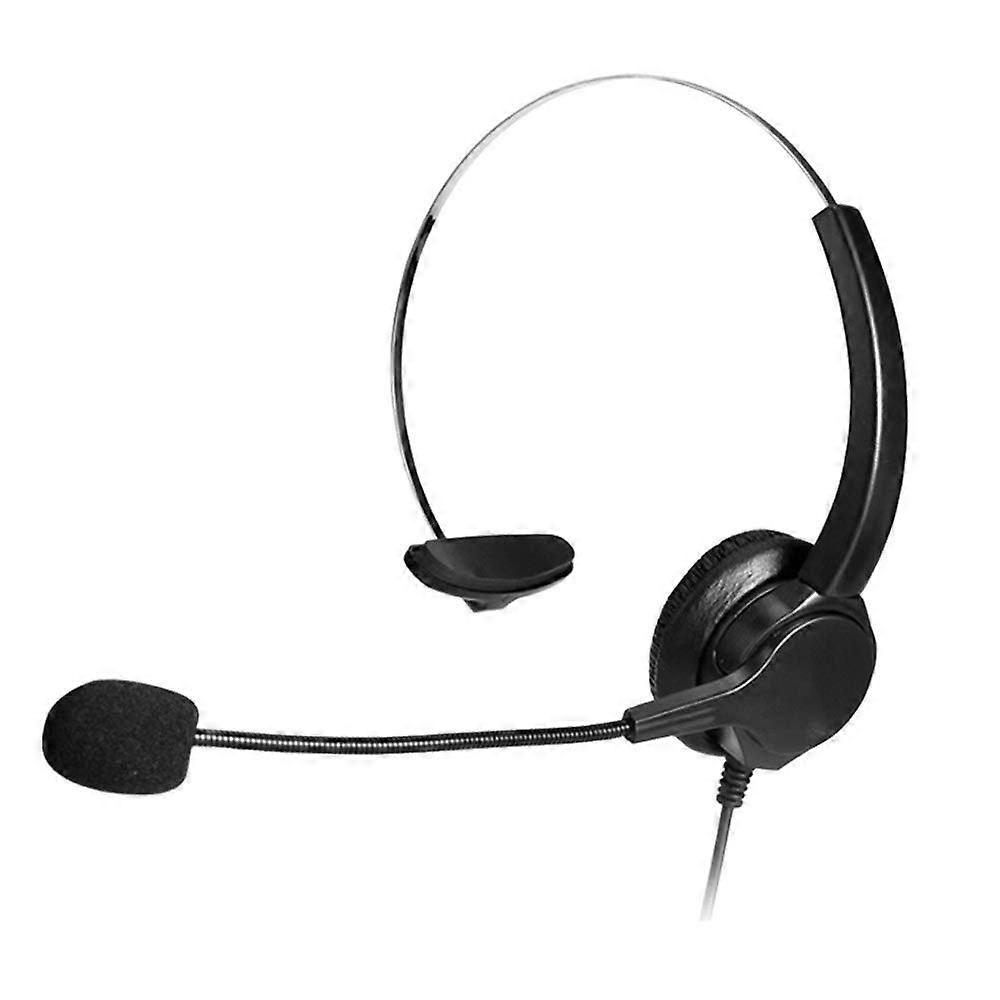 USB Call Center Headset with Noise Cancelling Microphone and HD Audio for Office or PC