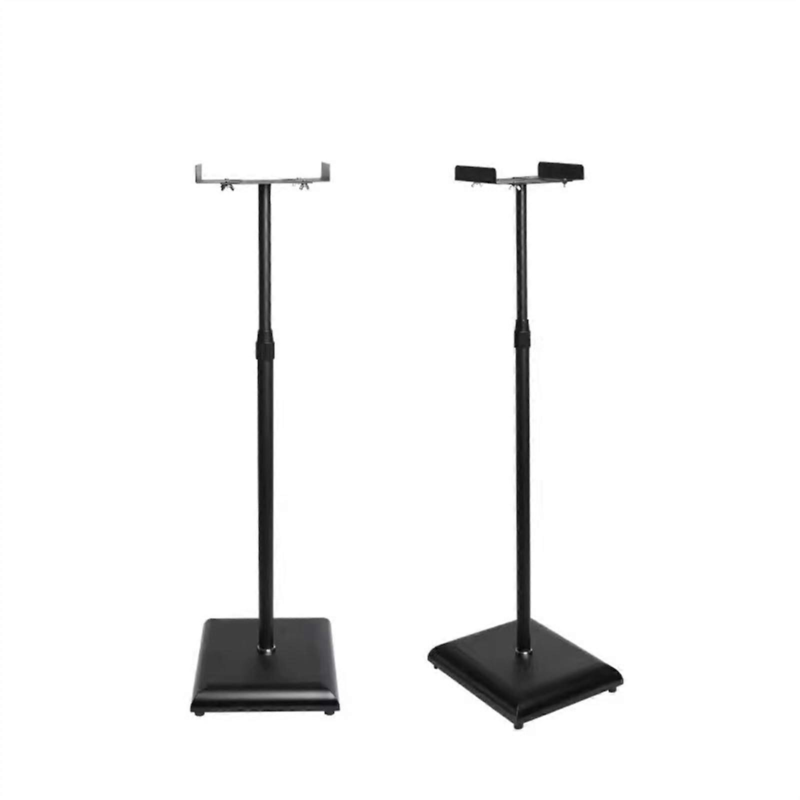 Speaker Stand Monitor Speaker Shelf Lift Stand, Metal Floor ShockAbsorbing Support For Bookshelf Surround Sound
