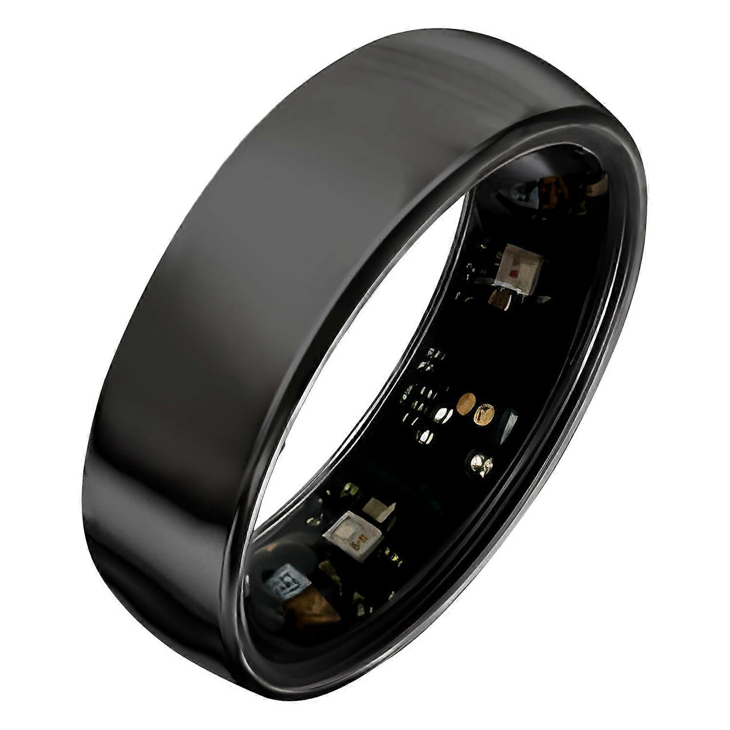 Smart Ring Titanium Fitness Sleep Tracker with Health Monitoring and Long Battery Life Black 8