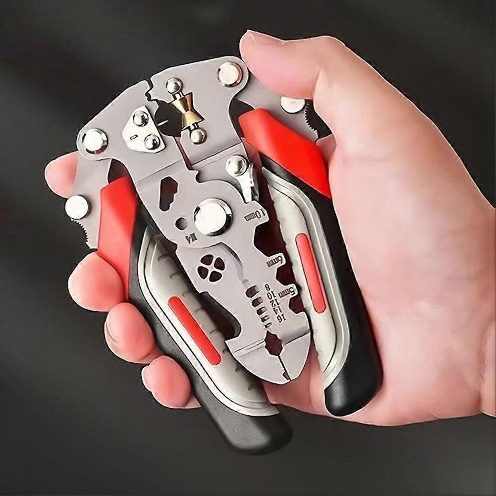 Multi Functional Foldable Electrician Tool Wire Cutting Pliers,Wiring and Pulling Plier,Wire Splitting Pressing Plier