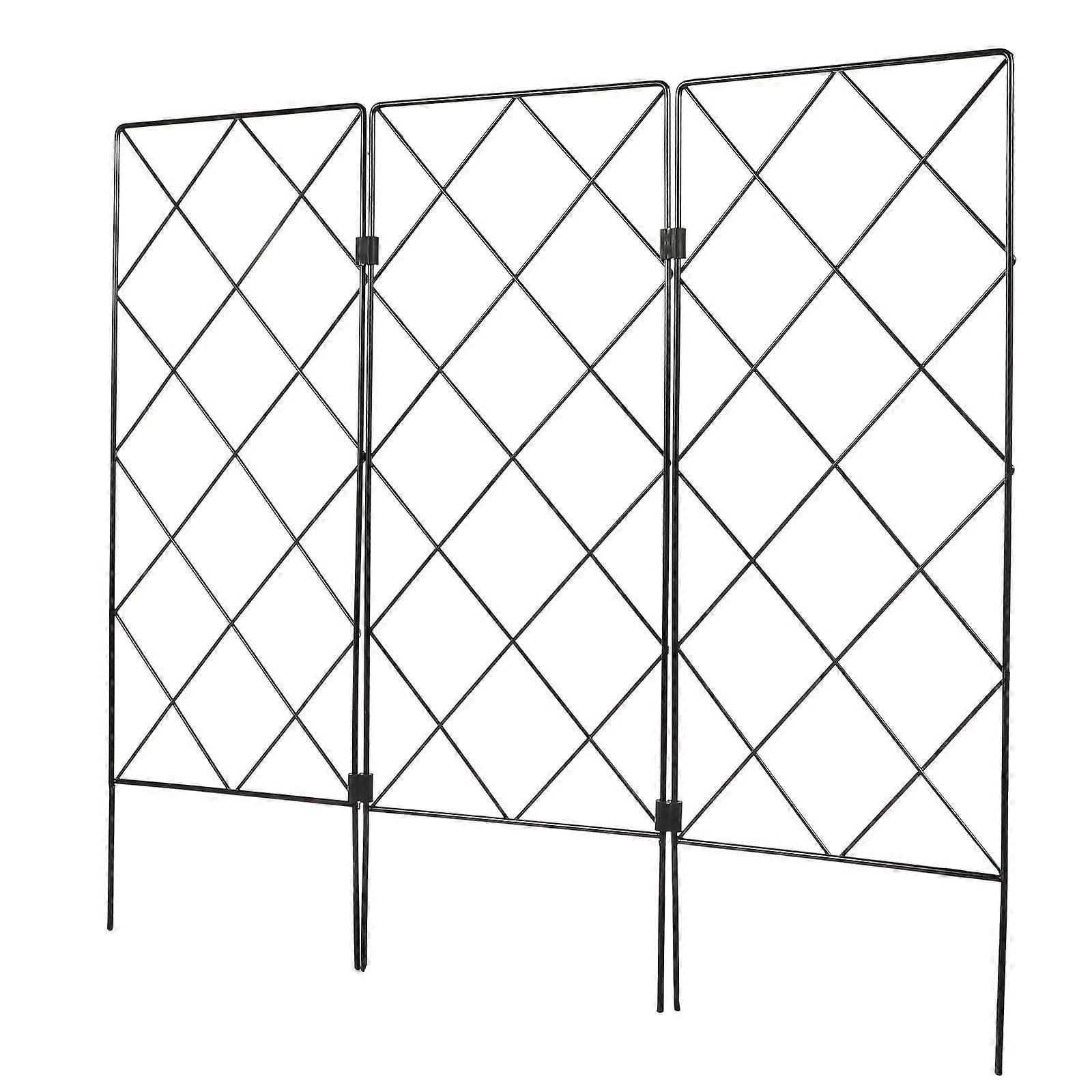 Plant Climbing Frame Foldable for Gardening 5Pcs Iron Support Stand