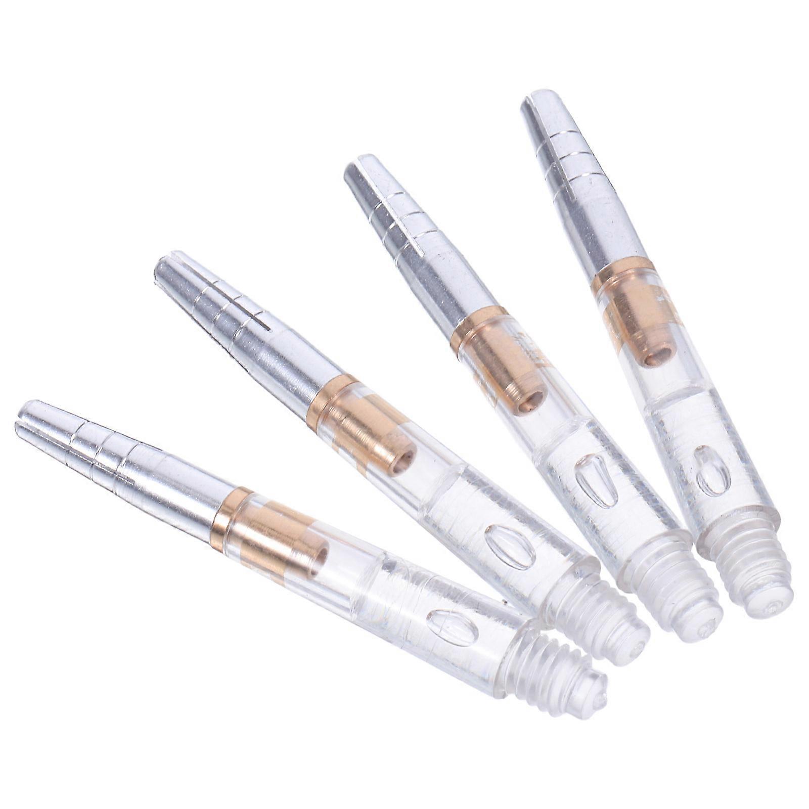 Transparent Dart Stems for Thread Soft Tip Darts with 4Pcs Replacement Shafts
