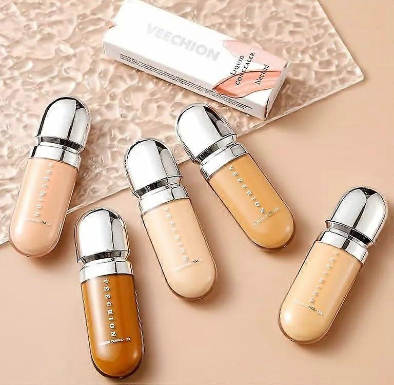 12Shade Long Lasting Waterproof Liquid Foundation and Full Coverage Matte Concealer, Buildable