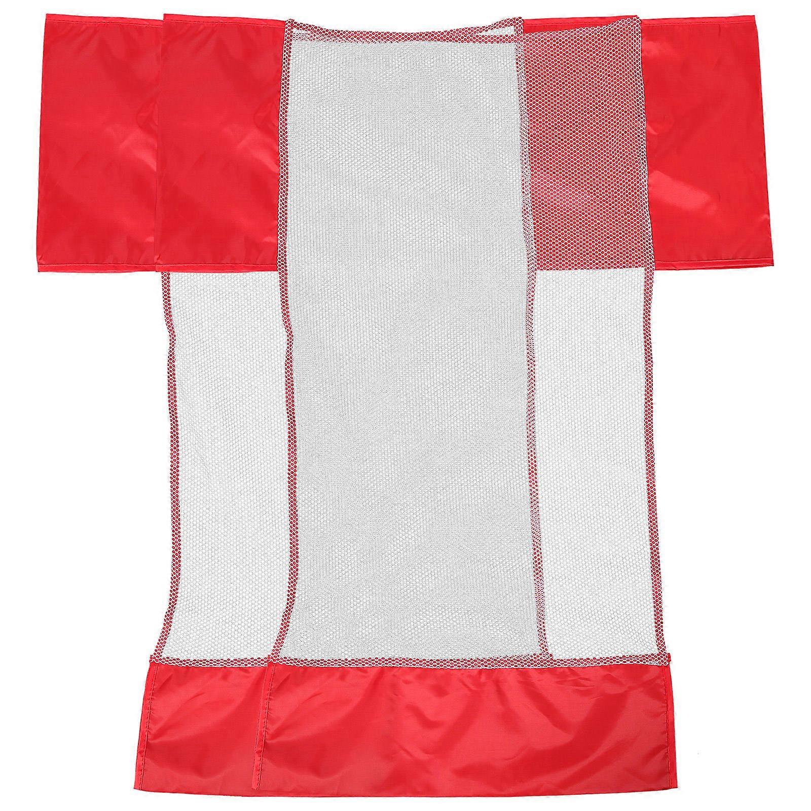 Pool Chair Net Convenient Swim Float Mesh for 4Pcs Black Relaxing