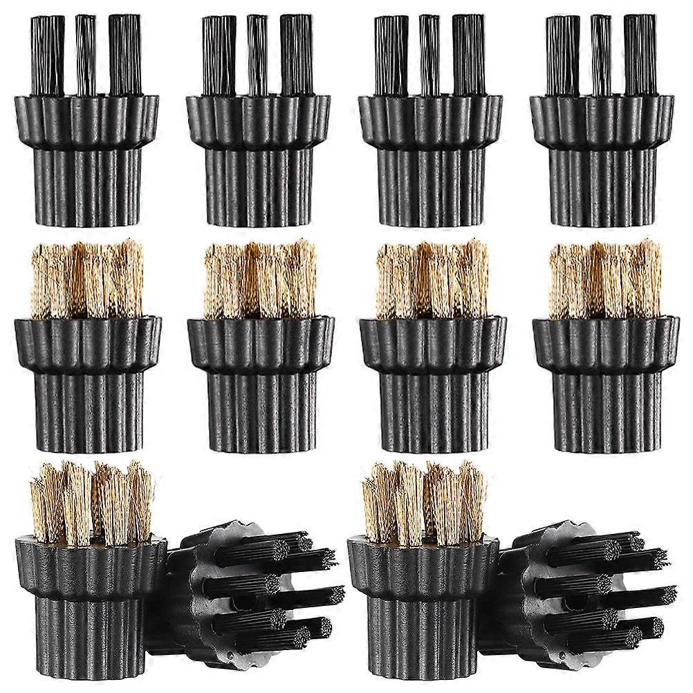 Steam Cleaner Cleaning Brush Head for Household Machine 12Pcs Accessory