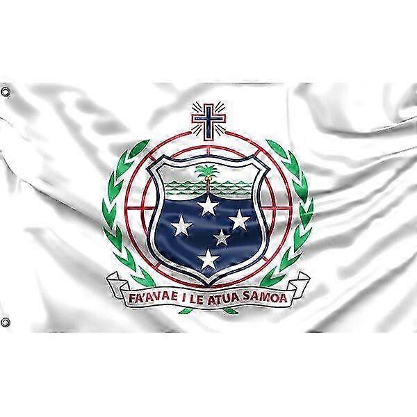 Samoa National Emblem Flag