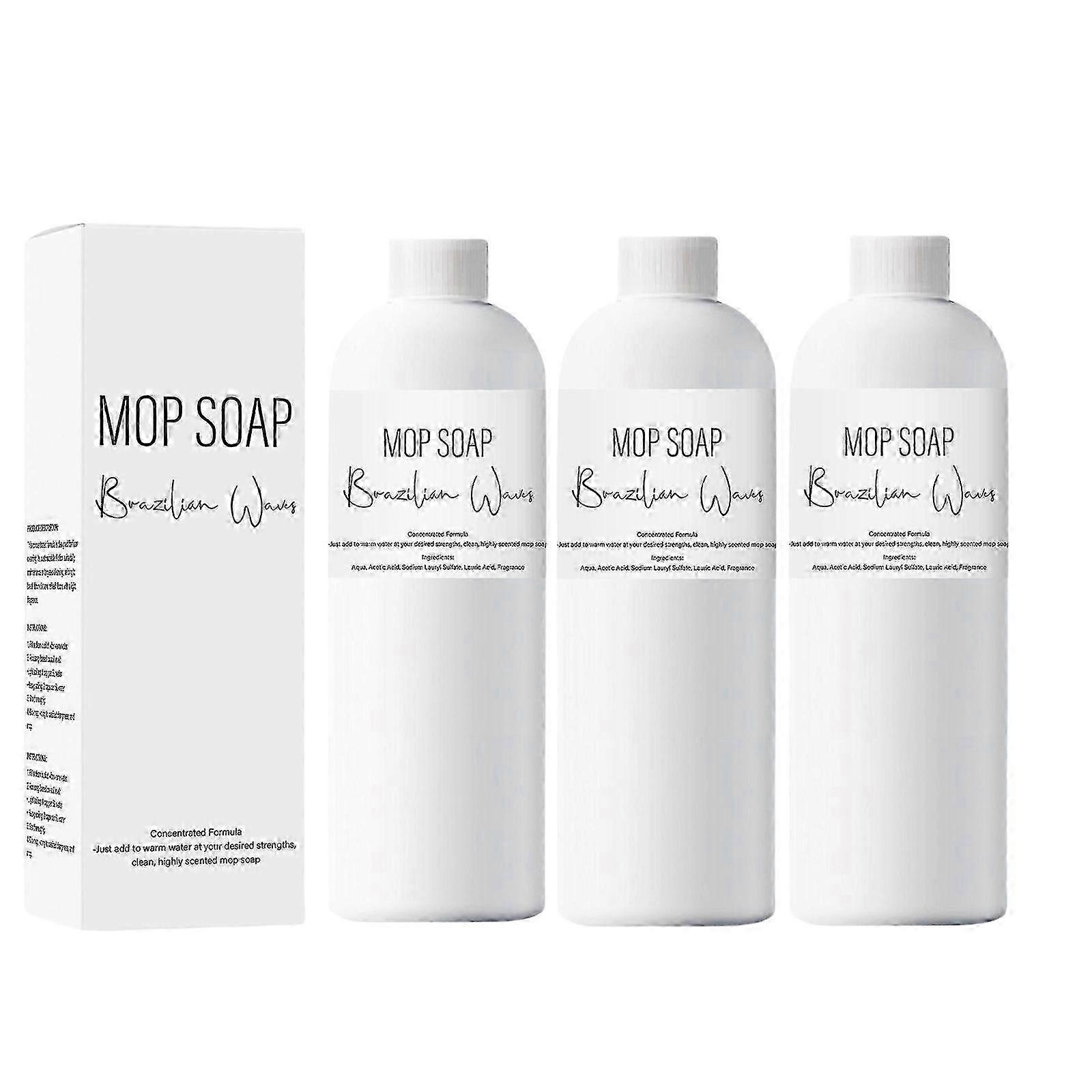 Mop Floor Cleaner Concentrated Odorless Soap for Grease and Grime Removal MultiSurface Use