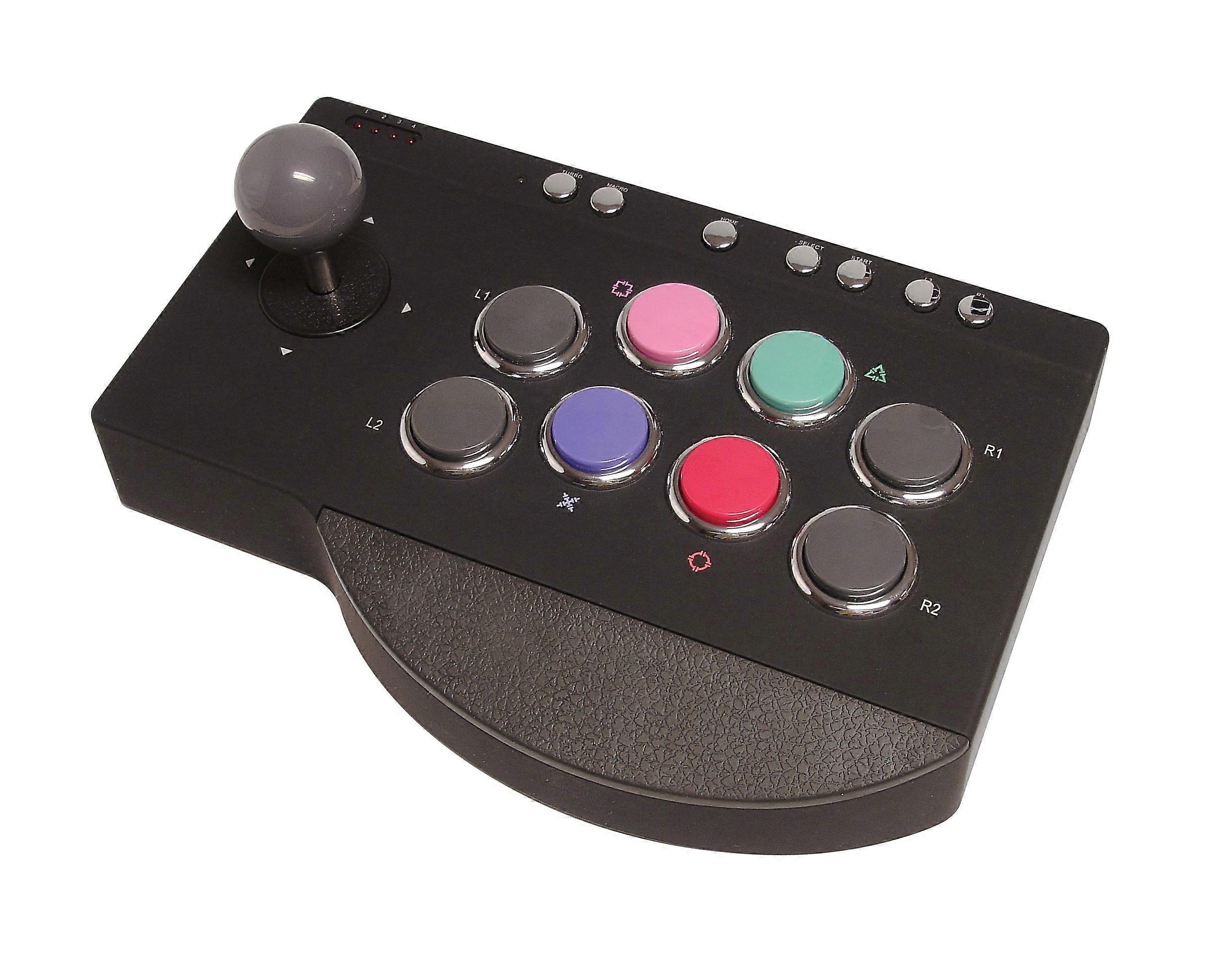 Arcade Stick with 8 Button Turbo and Macro Functions for Fighting Games for PlayStation 3
