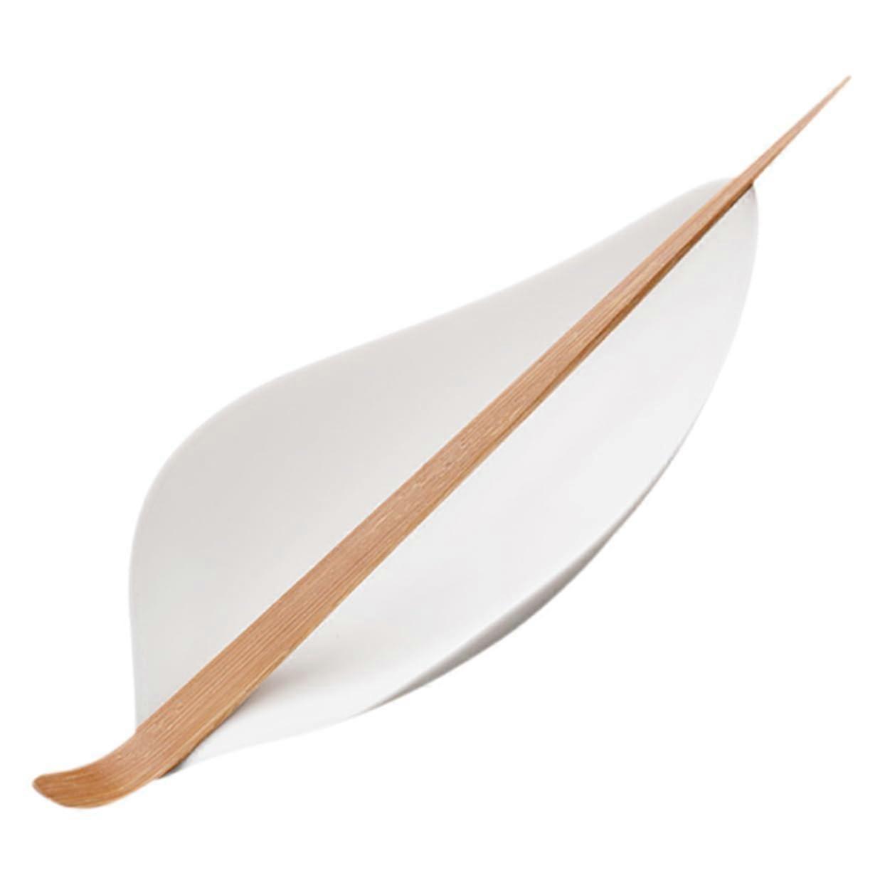 Vintage Ceramic Tea Scoop for Loose Leaf Tea Sugar Coffee Salt MultiPurpose Scooping