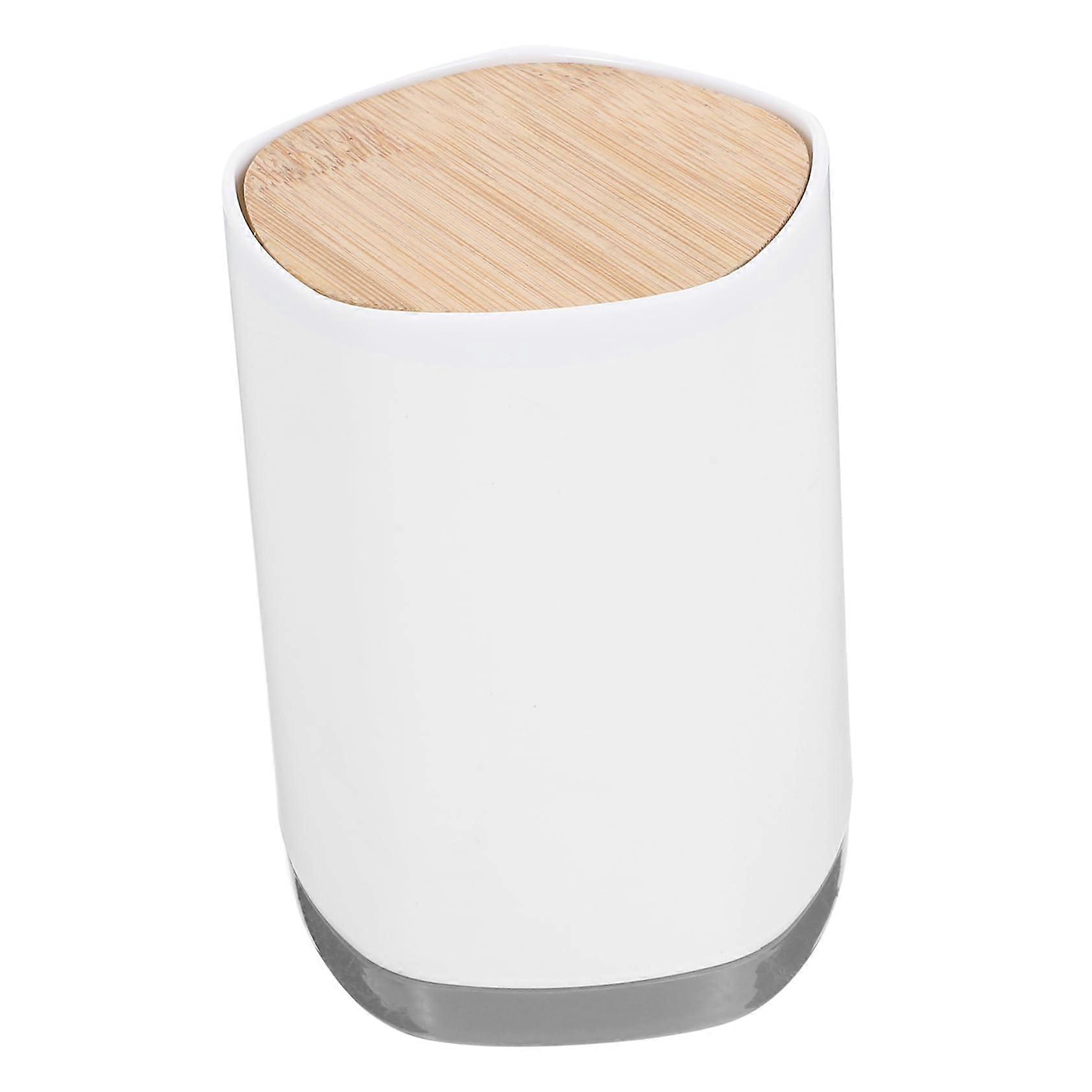 Automatic Toothpick Dispenser Compact Press Type Holder for Home and Dining Table Retro Style