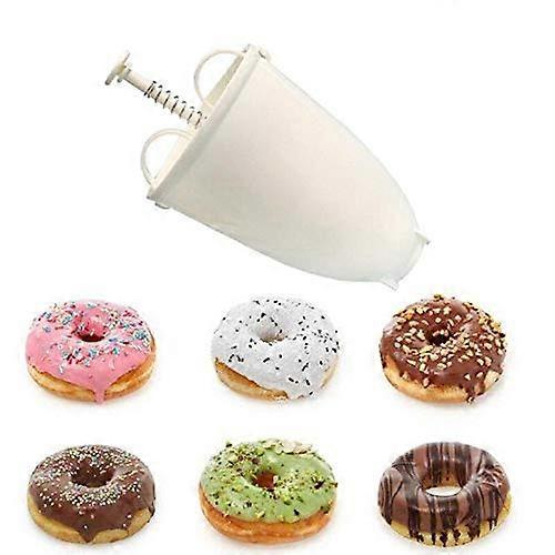 DIY Donut Maker Plastic Dispenser NonStick OneHand Tool for Home Baking Pancakes Waffles