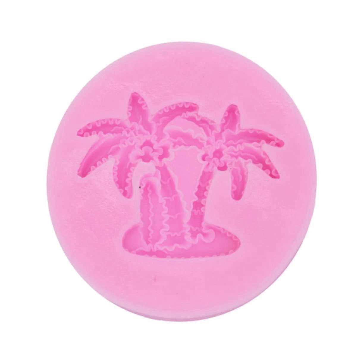 Silicone Cake Mold Coconut Tree Shape Nonstick Easy Release Reusable for Home Baking