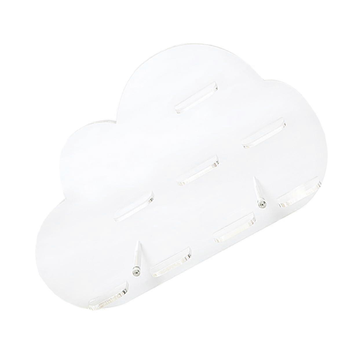 Acrylic Macaron Display Stand Cloud Shape Clear Dessert Rack for Wedding Party Birthday Table