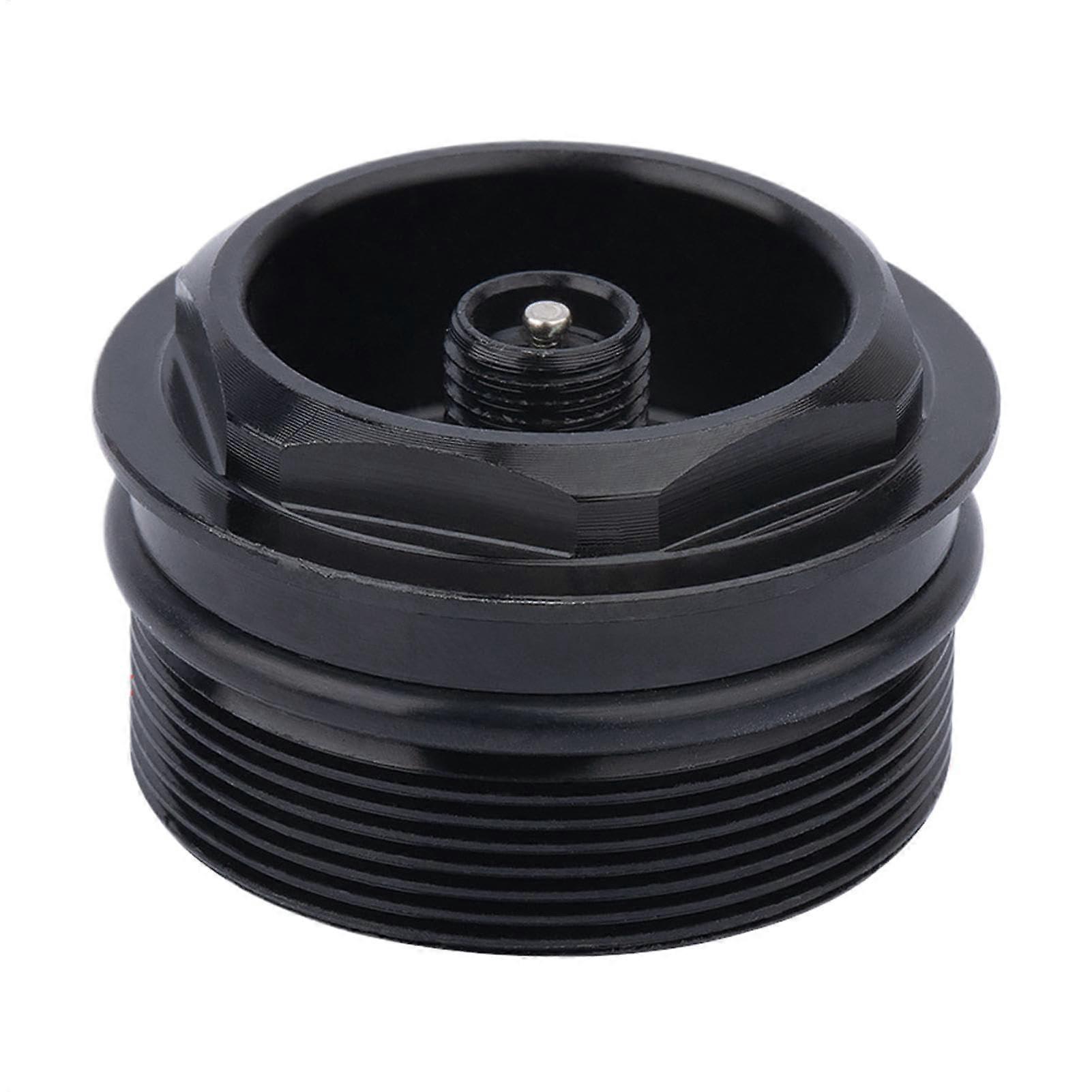 Rustproof Aluminum Bike Fork Valve Cap with Leak Seal for Front Bicycle Fork