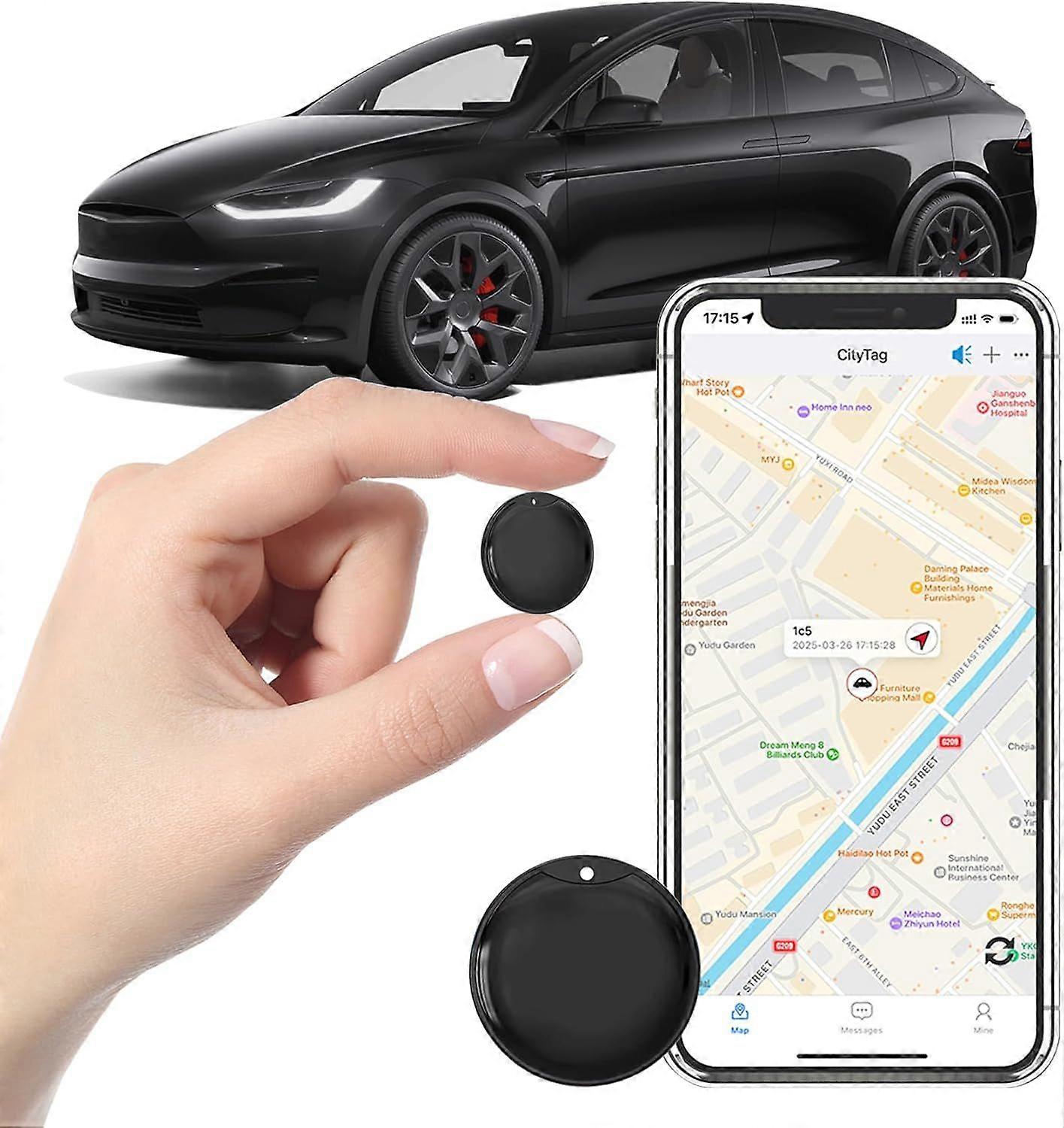 GPS Tracker for Vehicles - Car Tracker Device Hidden for Vehicles, Real-Time Mini Tracker