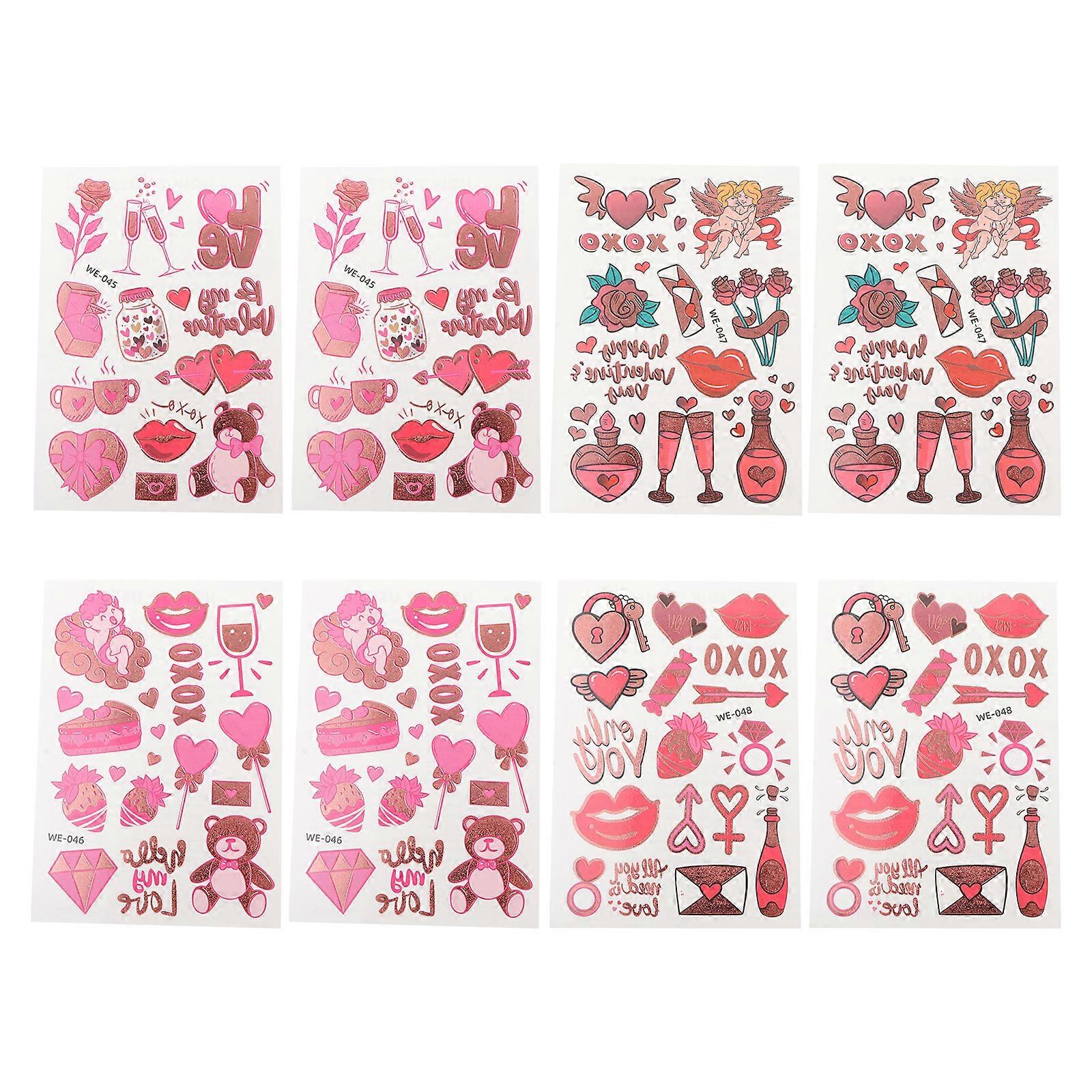 Durable Wedding Couples Temporary 8 Sheets Perfect For Engagements And Anniversaries