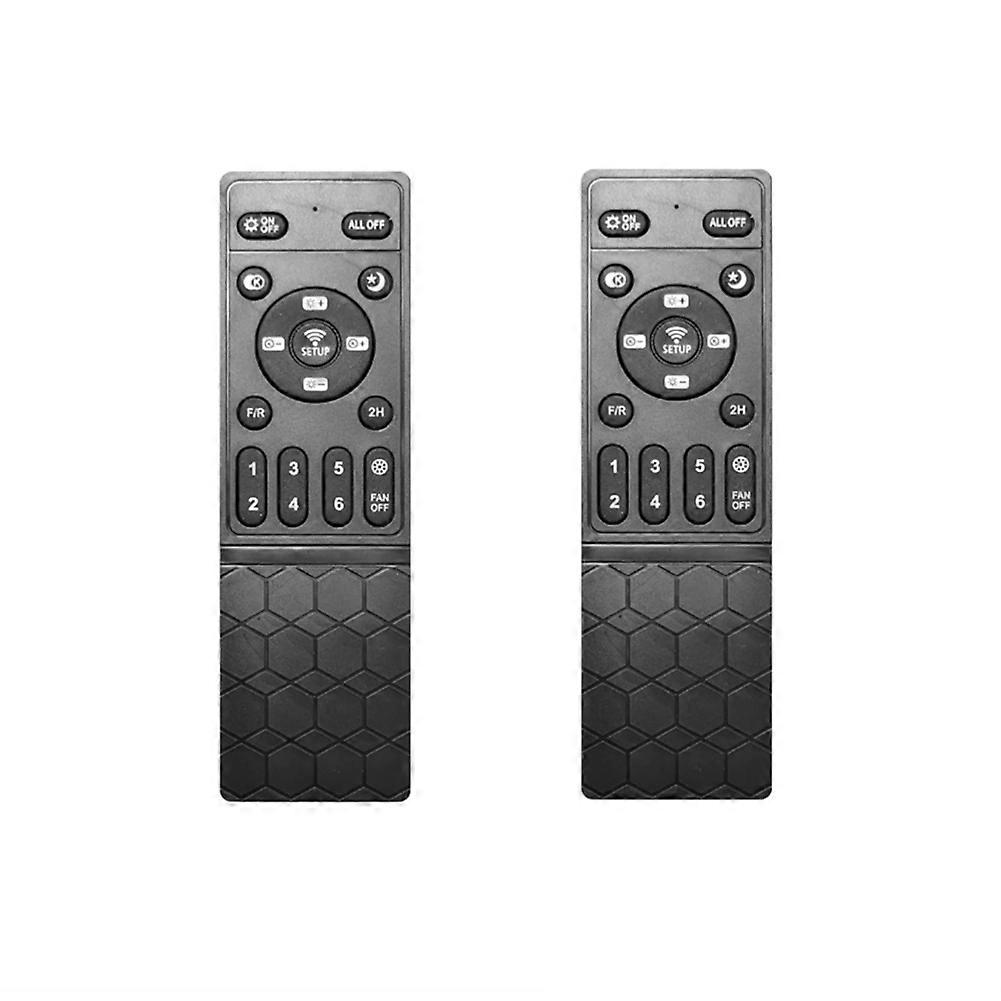2Pcs Ceiling Fan Remote Replacement 6 Speed and Timer Control Remote Controller for Home Bedroom Living Room
