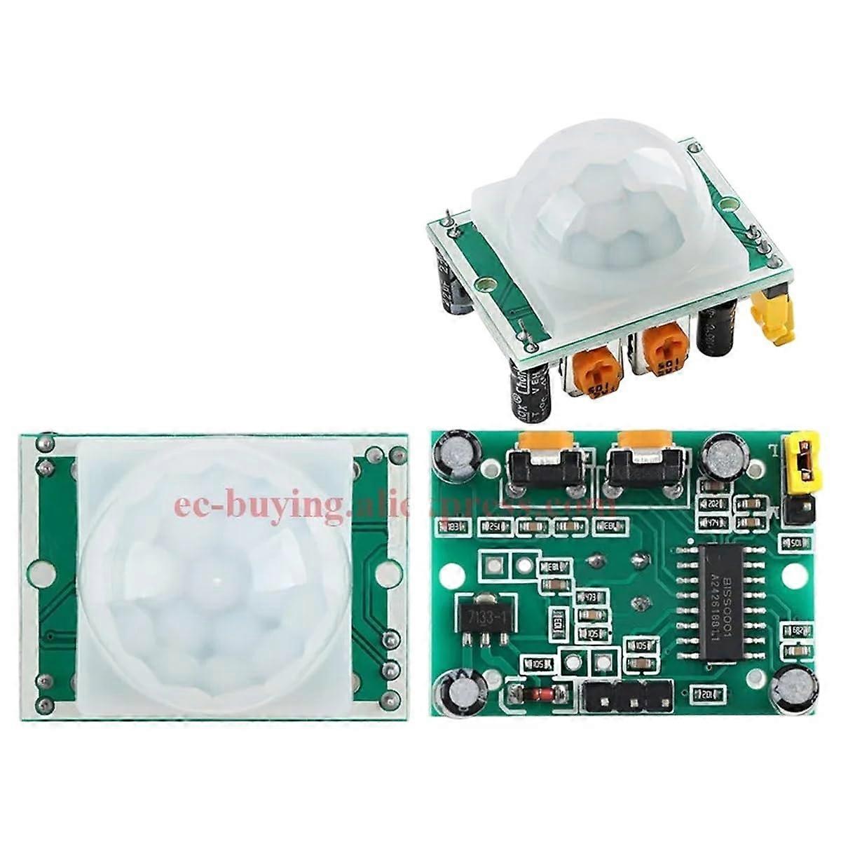 HCSR501 PIR Motion Sensor Module for Arduino, Adjustable Infrared Detector, Reliable Detection