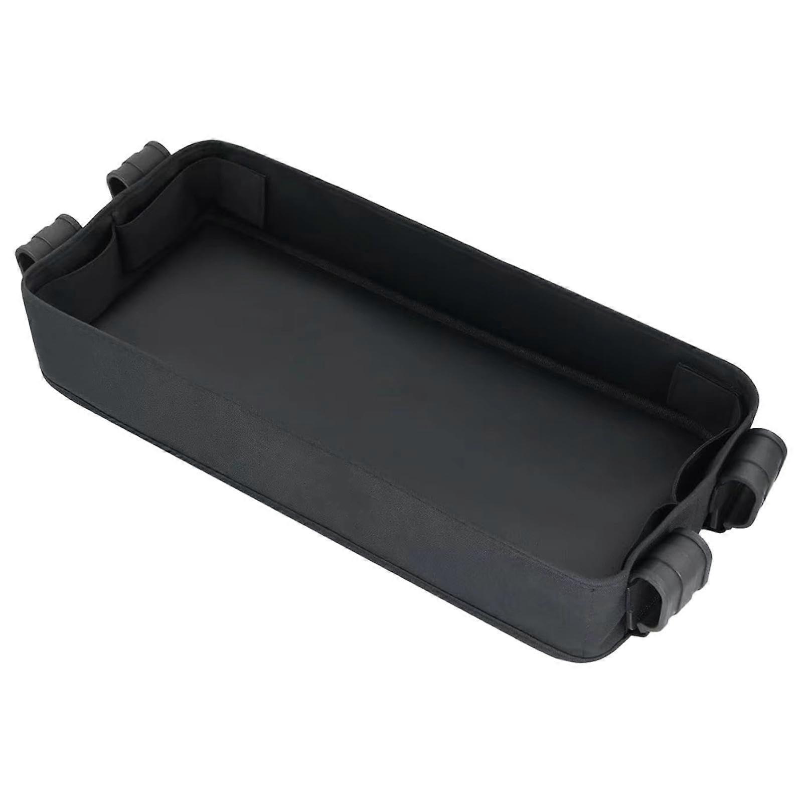 Universal Stroller Snack Tray with Four Cup Holders, Mesh Storage and Easy Clean Surface